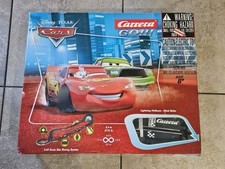 Disney Cars Slot Car Track Lightning McQueen And Chick RARE