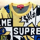SUPREME SS'20 Cartoon Sweater Preowned Excellent Condition Sz Medium-Authentic — photo 3