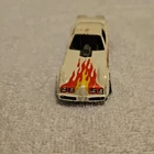 Hot Wheels Pontiac Firebird Fireball Funny Car 1977 White Blackwall Vintage