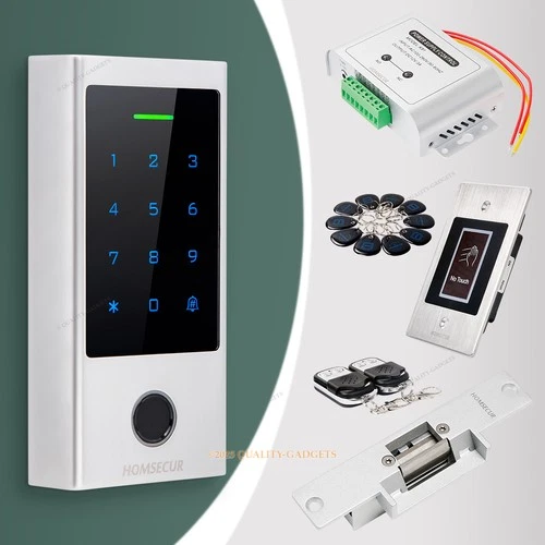 HOMSECUR IP66 APP WIFI RFID Access Control Set NO Strike Lock