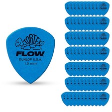 Dunlop Tortex Flow Guitar Picks STD PK72 1.0 mm 72 Pack
