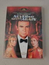 Never Say Never Again DVD 1983 Sean Connery as James Bond 007 Region 4 Pal