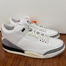 Size 3.5 - Jordan 3 Retro Mid White Cement Reimagined aj3 DN3707-100 NOLID
