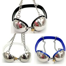 Adjustable Stainless Steel Bra Strapless Chain Brassiere Breast Lock