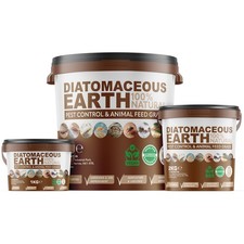 TnP Diatomaceous Earth FEED Supplement Grade DE Powder Red Mite Fleas Animal NEW