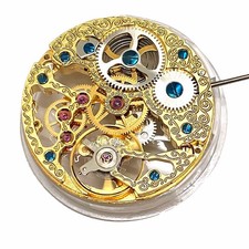 21600 bph Vintage Men's Watch Hollow Skeleton 6497 ST3600 Movement Hand Winding