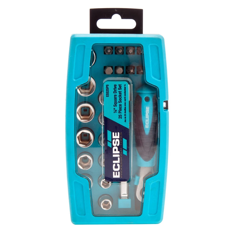 Eclipse Metric Socket Set 1/4in Square Drive 25 Piece with Hex & Torx ESS25PS - Image 4 of 4