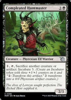 X 1 Compleated Huntmaster NM March of The Machine 096 MTG Magic The Gathering