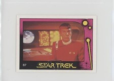 1982 Monte Gum Star Trek II The Wrath of Khan Spock #87 2xw