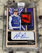 Ryan Preece 2025 Panini Turn Four Race Used Relic Auto No. MA-RPC #’D 76/99