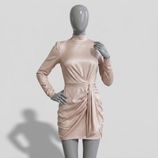 Zimmermann Women's Pink Draped Mini Dress Size 0