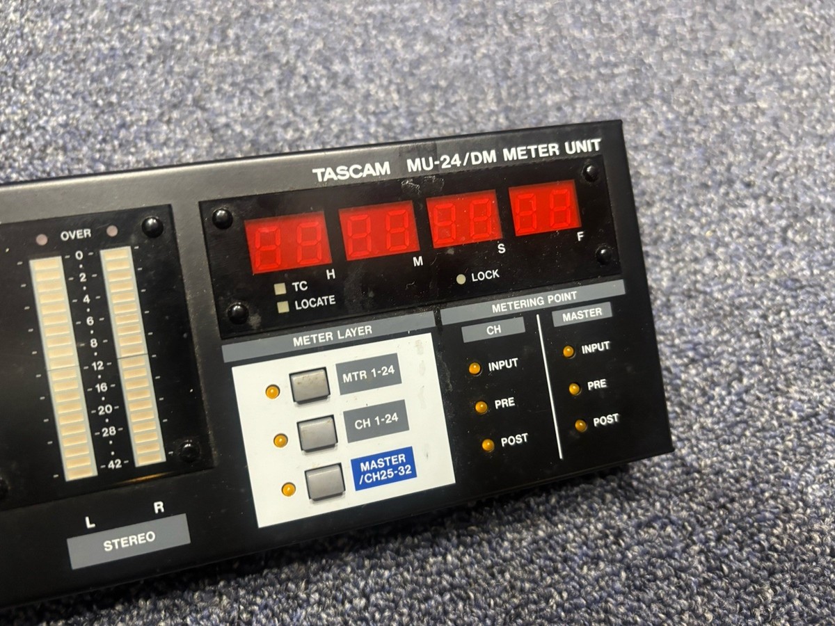 TASCAMのMTR、 おまけ有り Tascam MU-24 /DM Meter Bridge Working | eBay