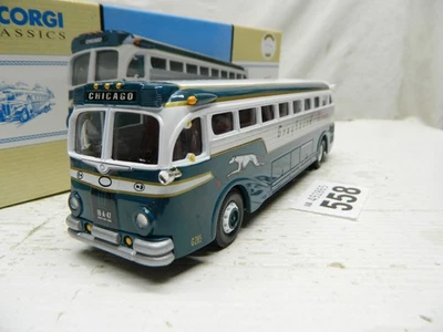 Corgi 1:50 Yellow Coach 743 Bus Greyhound Lines Great Lakes Box 98470 - Image 1 of 4