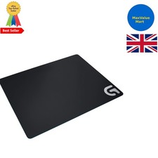 Image of Black Hard Polymer Gaming Mouse Pad - 340 x 280mm for Perfect Sensor Tracking