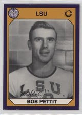 1990 Collegiate Collection LSU Tigers Promos Bob Pettit #5 HOF 0b6