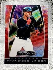 Francisco Lindor 2021 Panini Chronicles Titan Baseball Ruby Wave 115/199 #16 