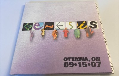 Genesis - Official Live 2-CD - 09.15.07 Ottawa, ON Limited Edition RARE