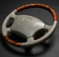 OEM Lexus LX470 Wood Grain Steering Wheel Land Cruiser 100 1998–2007