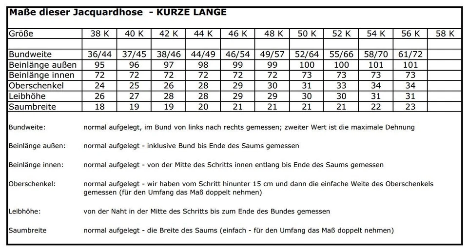 KjBRAND Betty CS Röhre Jacquardhose Viskose, schwarz, gerades Bein normal + kurz - Bild 3 von 4