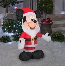3.5 LED MICKEY MOUSE DRESSED AS SANTA CHRISTM...