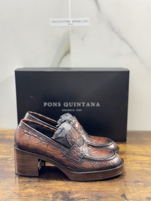 Pons Quintana Mocassino  Donna Marrone   Casual Woman Shoes 36