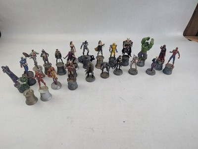 Eaglemoss Marvel, DC Superheroes Chess set Lot of 23 figures