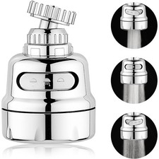 Rotatable Kitchen Faucet Head Replacement Universal Sink Aerator Sprayer Nozzle