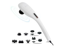 MEGAWISE Handheld Back Massager  Deep Tissue Percussion Relief for Back, Neck,