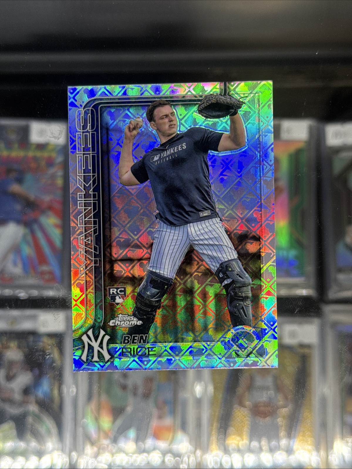 2025 Topps Chrome Logofractor - Ben Rice Image Variation SP Rookie (RC) #139