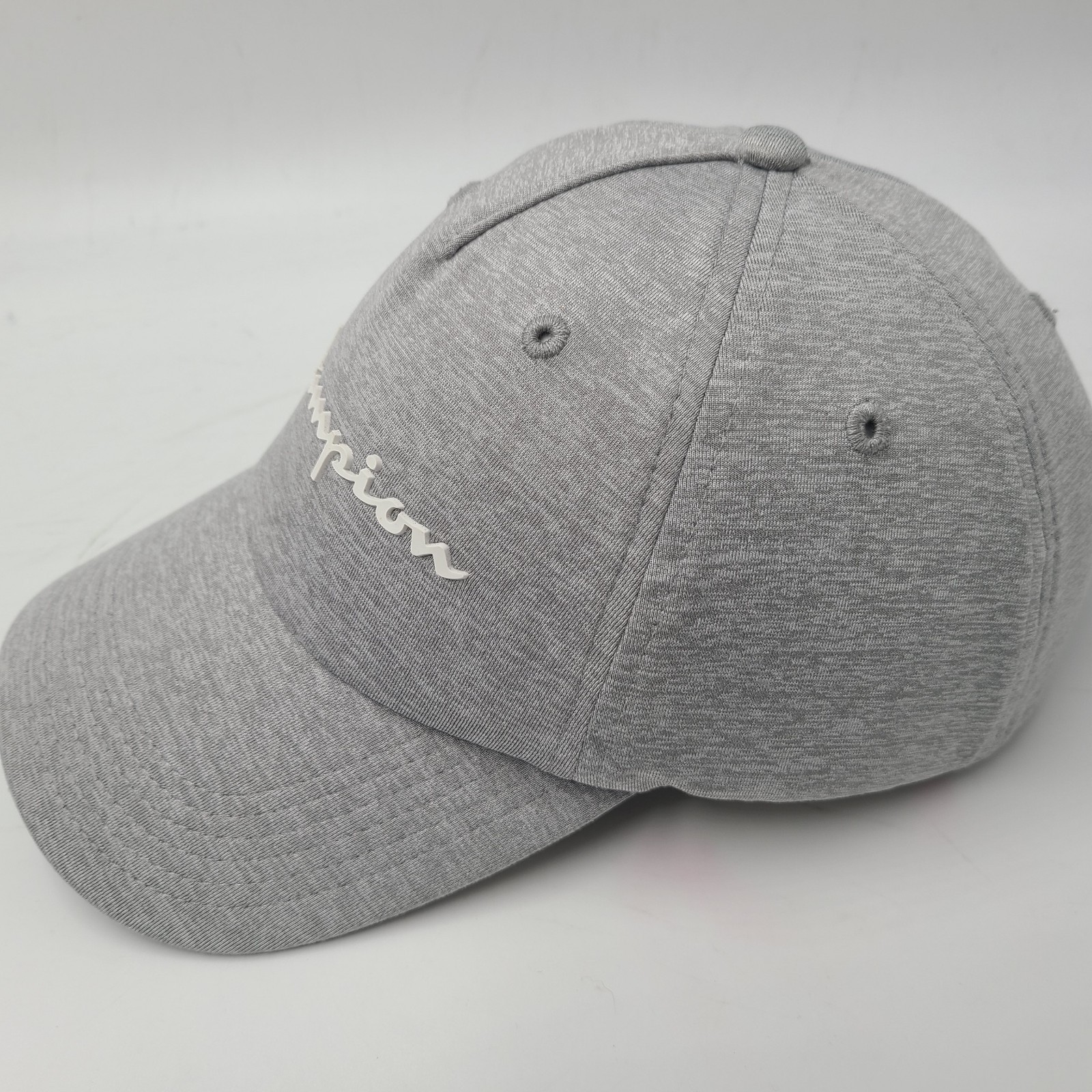 Champion Hat Strapback Gray Polyester Blend Adjus… - image 5