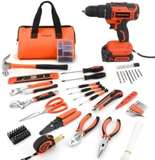 171 Piece Cordless Drill Set Home Repair Tool Kit