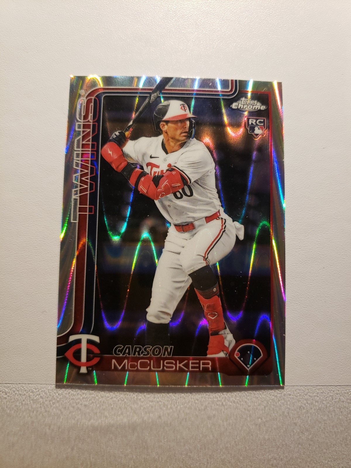 2025 Topps Chrome Update Series - Carson McCusker #USC155 RayWave Refractor (RC)
