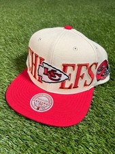 NWT Kansas City Chiefs Authentic Retro Embroidered NFL Snapback Hat Cap