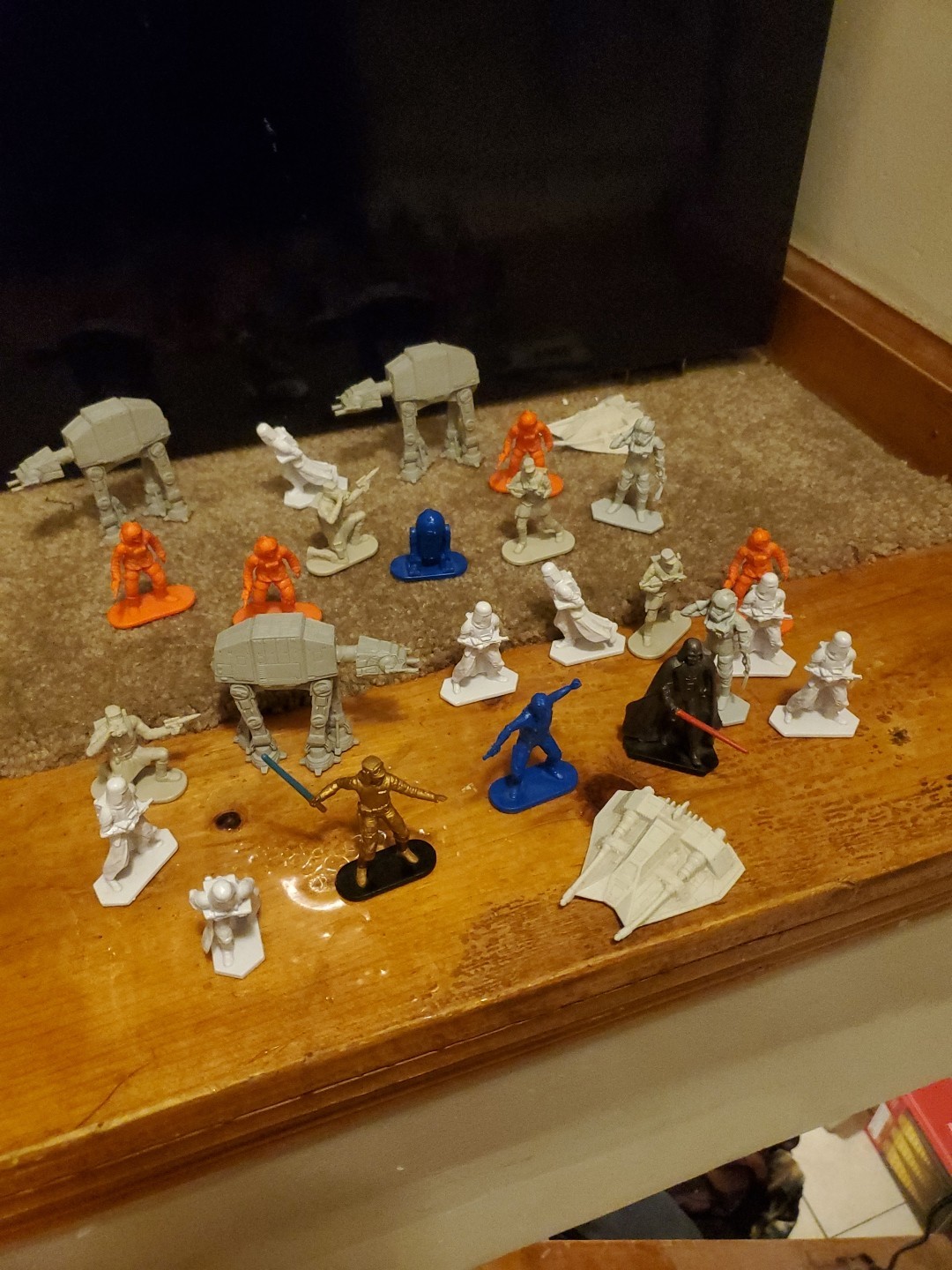 2014 Hasbro Star Wars Command 26 Clone Mini Figure Lot Luke R2D2 Vader  AT-AT