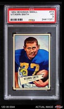 1952 Bowman Small #73 Vitamin Smith Rams Abilene Christian PSA 3 - VG