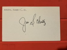 Joe Schultz Jr.🔥🔥MLB: 1939 Pittsburgh Pirates 🔥🔥Autograph🔥🔥🔥