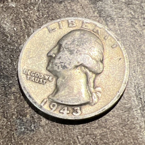 1943 S mint San Francisco Washington Quarter  90% Silver  US Coin