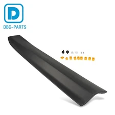 RH Front Lower Black Textured Door Molding for 17-18 Hyundai Santa Fe 87722B8500