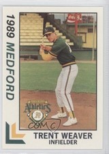 1989 Best Medford Athletics Trent Weaver #16 0q3