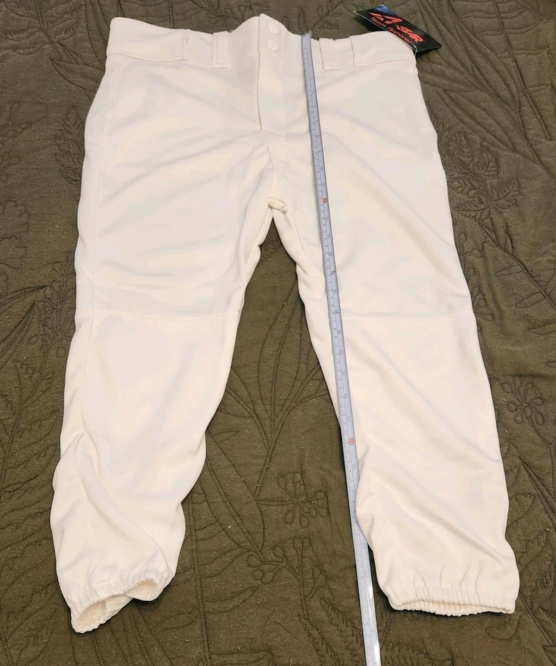 White Baseball pants Youth Size XL - Image 4 of 4