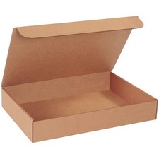 50 Gift Box Mailer, 18" L x 12" W x 3" H, Kraft, Packaging, Shipping