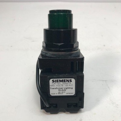 Siemens 52BT6G3A Push to Test Pilot Light Transformer Type, 120 Volts, AC - New 