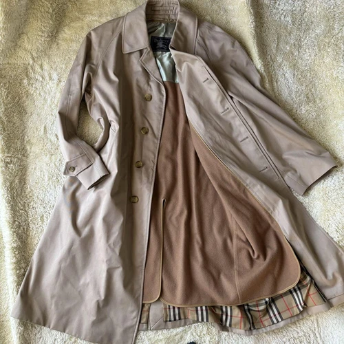 Raro cappotto Burberry Balmacaan Nova Check Liner 2 vie made in Japan uomo #EB ZHA