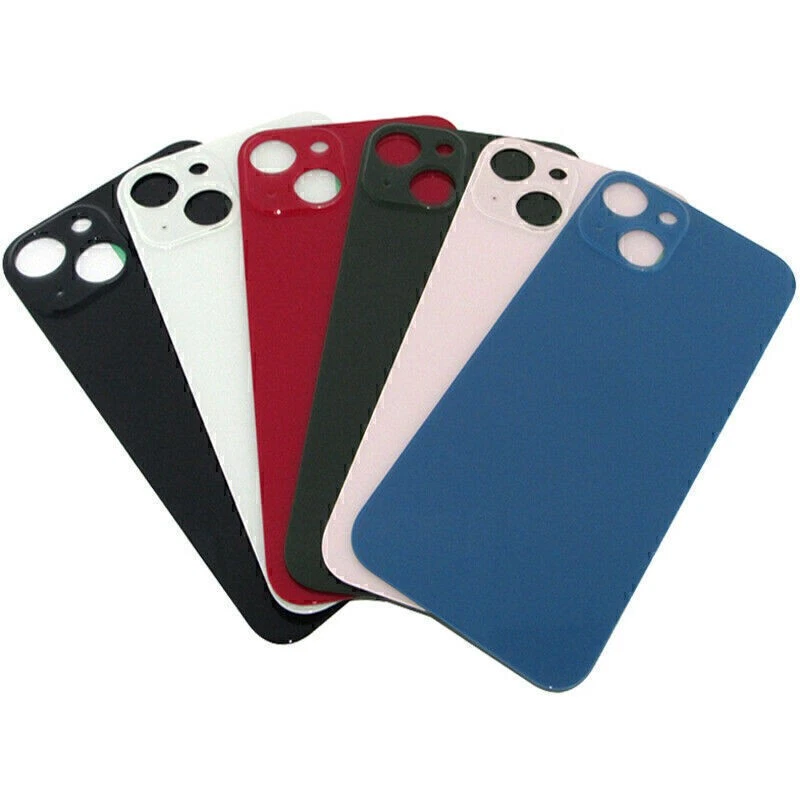 Lote de substituição de vidro traseiro furo grande para iPhone 8 SE XR XS 11 12 13 14 Pro Max - Imagem 3 de 4