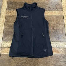 Arc'teryx Atom LT Vest Women's M Black Zip Lightweight Outdoor Gorpcore Logo