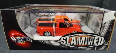 #ad 100% Hot Wheels Slammed Ford F150 Chevrolet 3500 1 64 $59.95