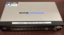 LINKSYS SRW208P ethernet SWITCH SMALL BUSINES...