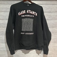 Vintage Clark Atlanta Sweatshirt Black Made In USA