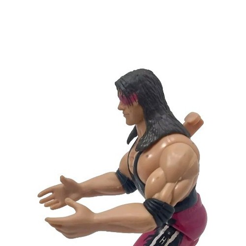 WWF Superstars Bret Hitman Hart Jakks Action Figure 1996 Titan Interactive VIT - Picture 6 of 21