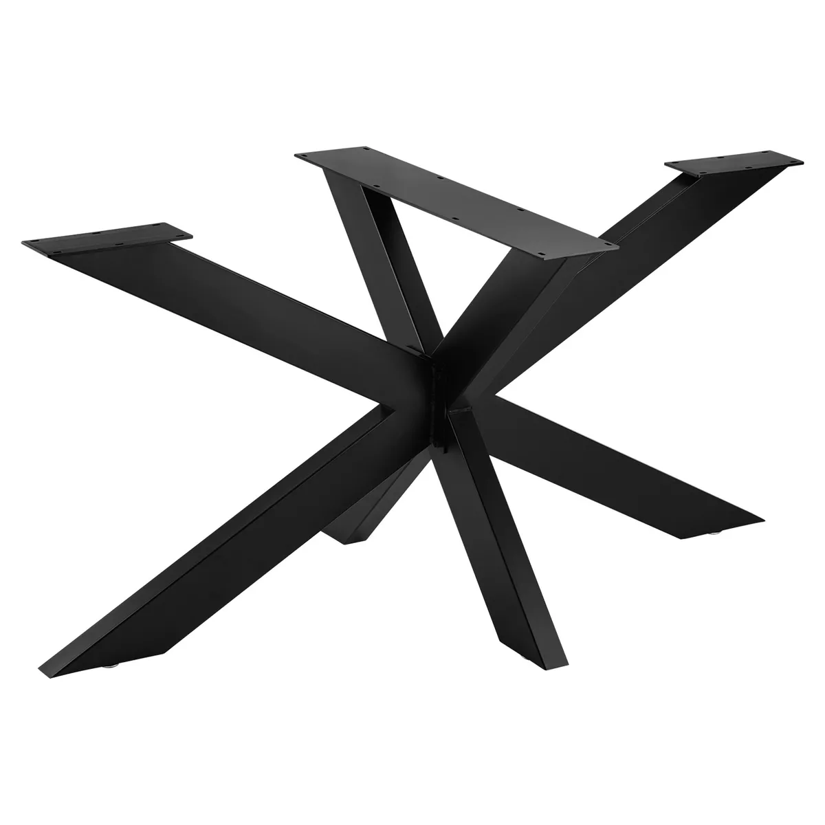 Hartleys Centre Table Leg Dining Meeting Coffee 720mmx1500 Black